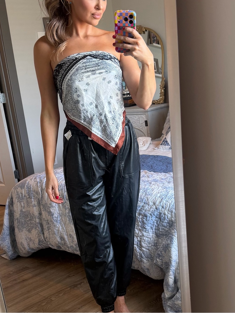 Anna & Ava Black Track Pants